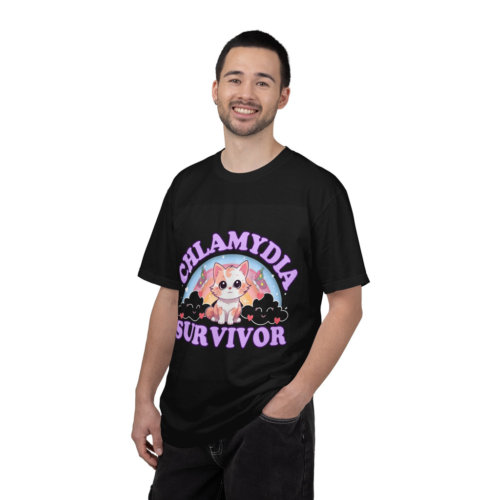 Chlamydia Survivor T-Shirt — Cute Kitty Awareness Tee